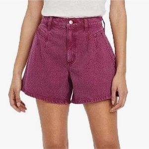 Universal Thread High Waist Wine color  Denim Shorts